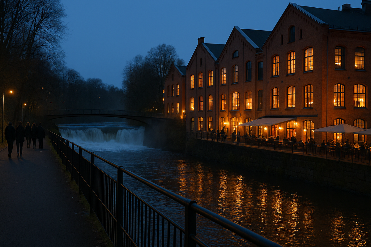 Oslo — Akerselva at Nedre Foss