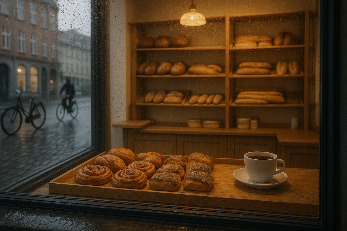 Breakfast CPH Bakery Morning Rain