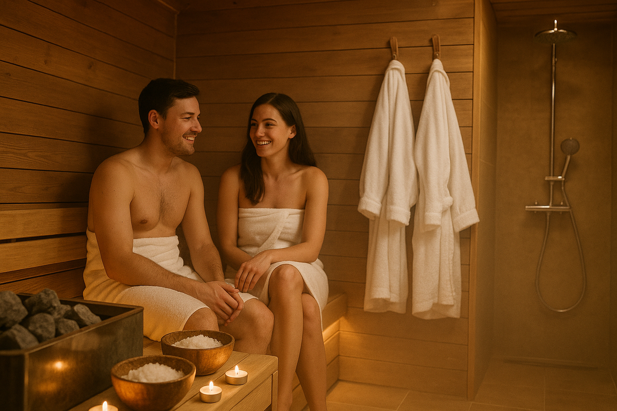 EcoBoho Spa Sauna Guldsmeden Vibe