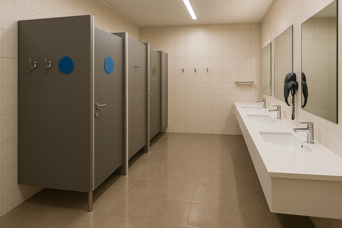 11 Inside Shared Bathrooms Scandi Clean