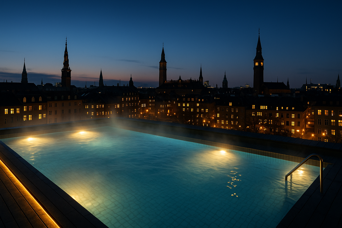 SPA Copenhagen Winter BlueHour