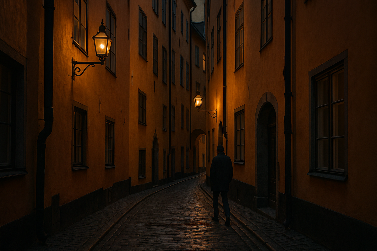 Stockholm — Prästgatan Lanterns