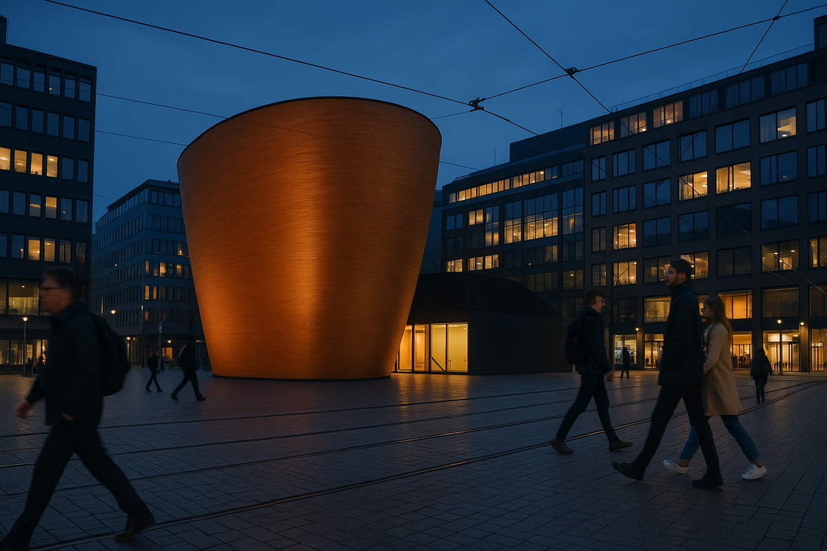 Helsinki — Kamppi Chapel at Narinkka