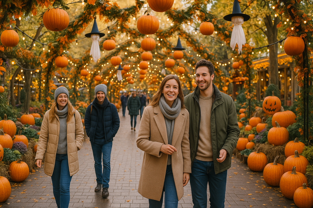 Autumn stroll through pumpkin alley at Tivoli