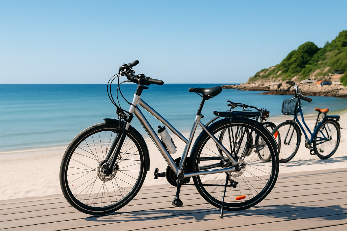 Cycling along the Bornholm coast