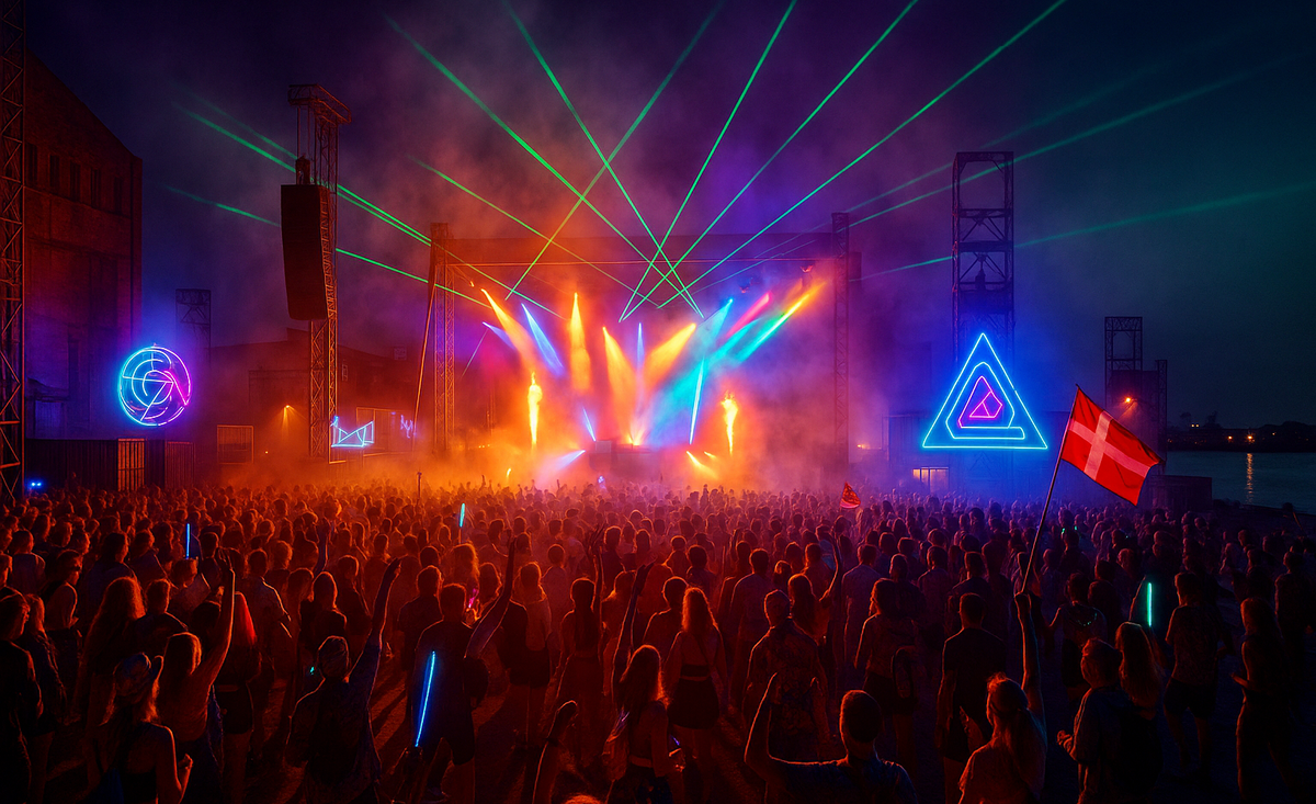 Night Festival in Copenhagen