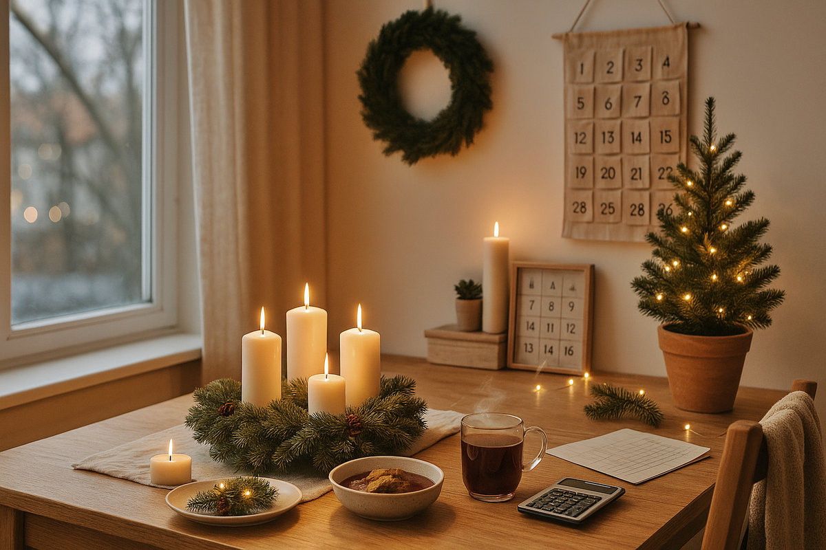 Scandinavian Christmas interior