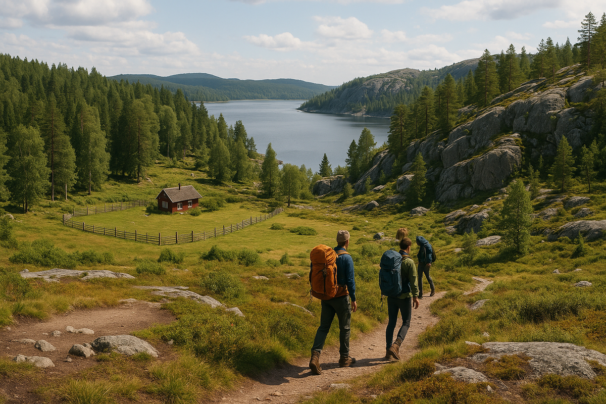 Scandinavian Hiking Landscape