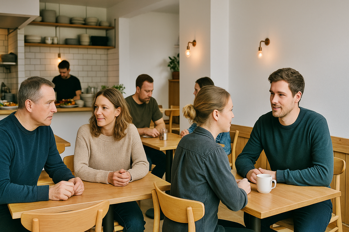 Scandinavian bistro daytime