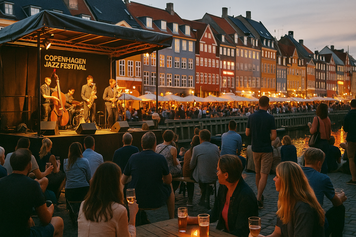 Summer evening in central Copenhagen