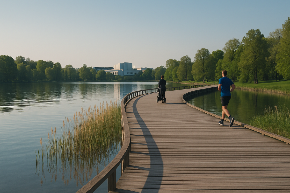 Helsinki — Töölönlahti Boardwalk Loop