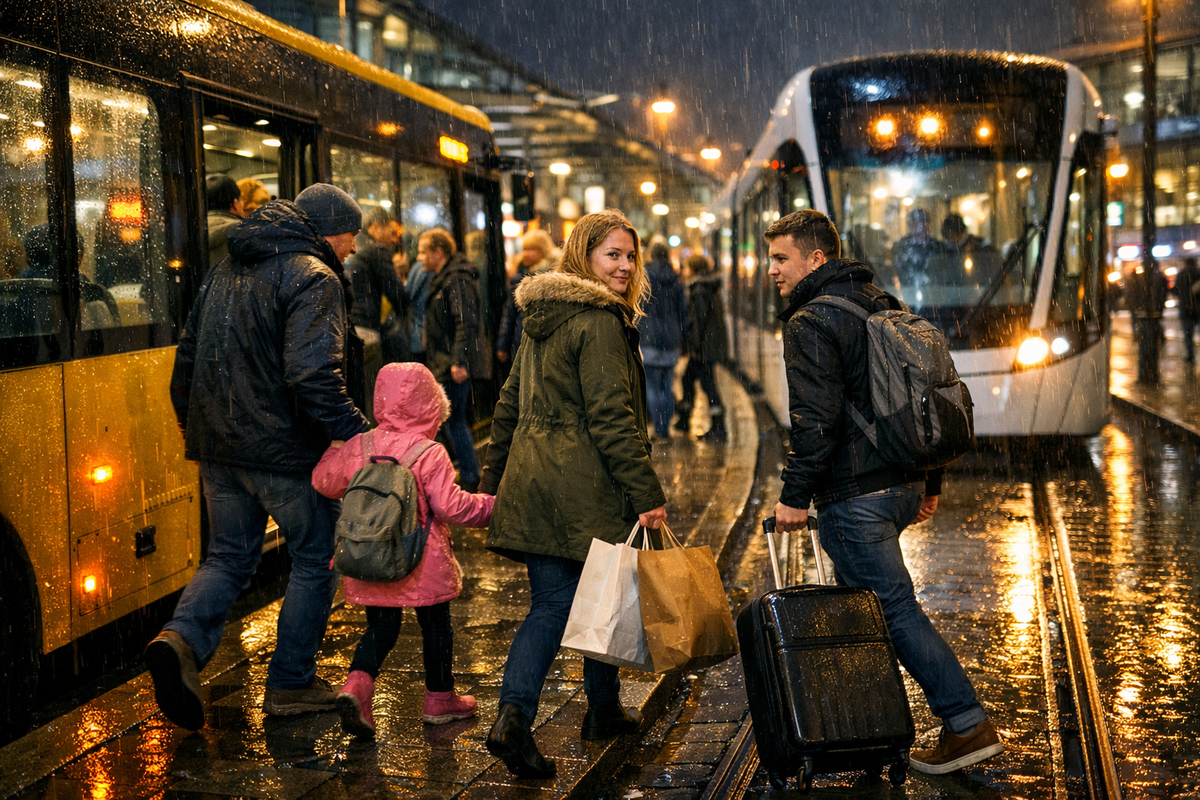 Cut the Corner Moment — Bus + Tram in One System
