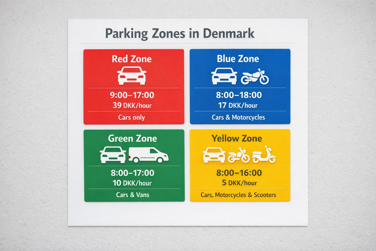 Denmark Parking Zones