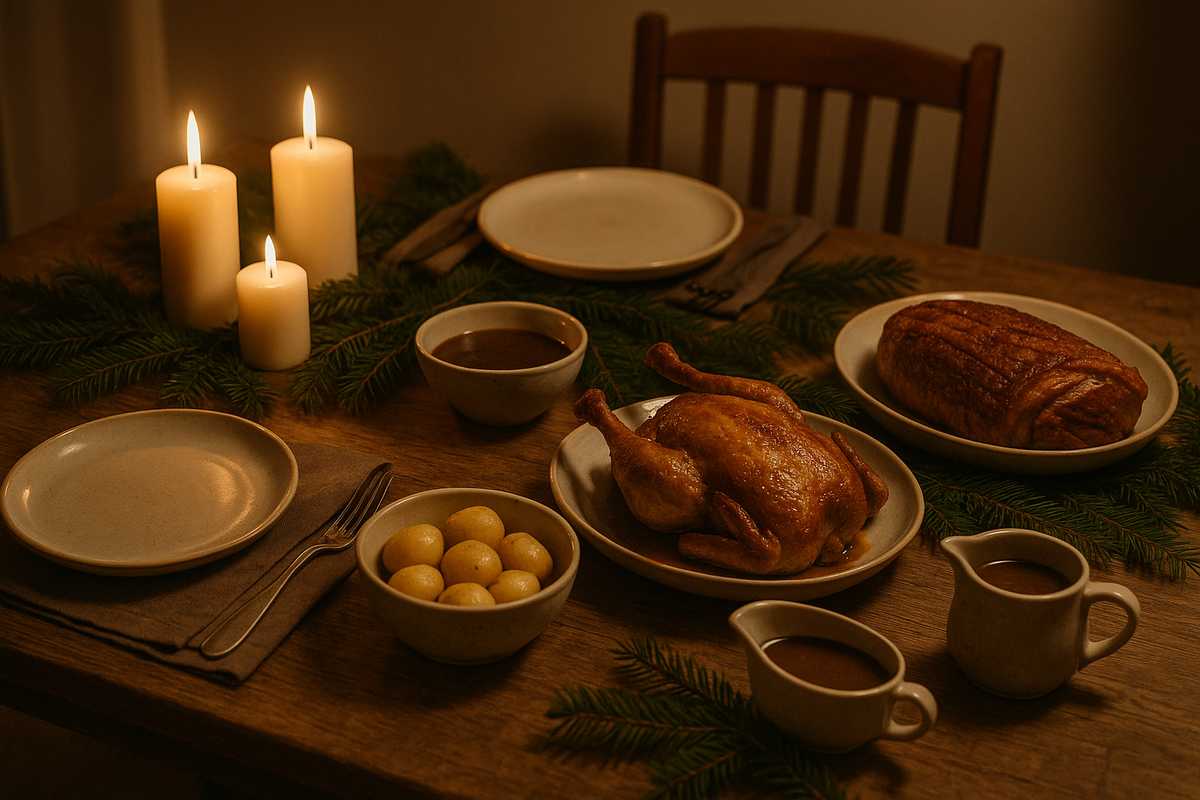 Juleaften Home Table Candles