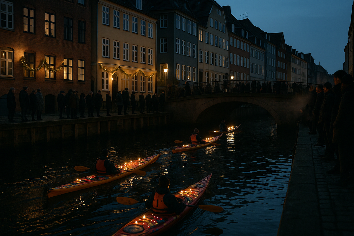 LuciaKayakParade Christianshavn ShelteredCanal