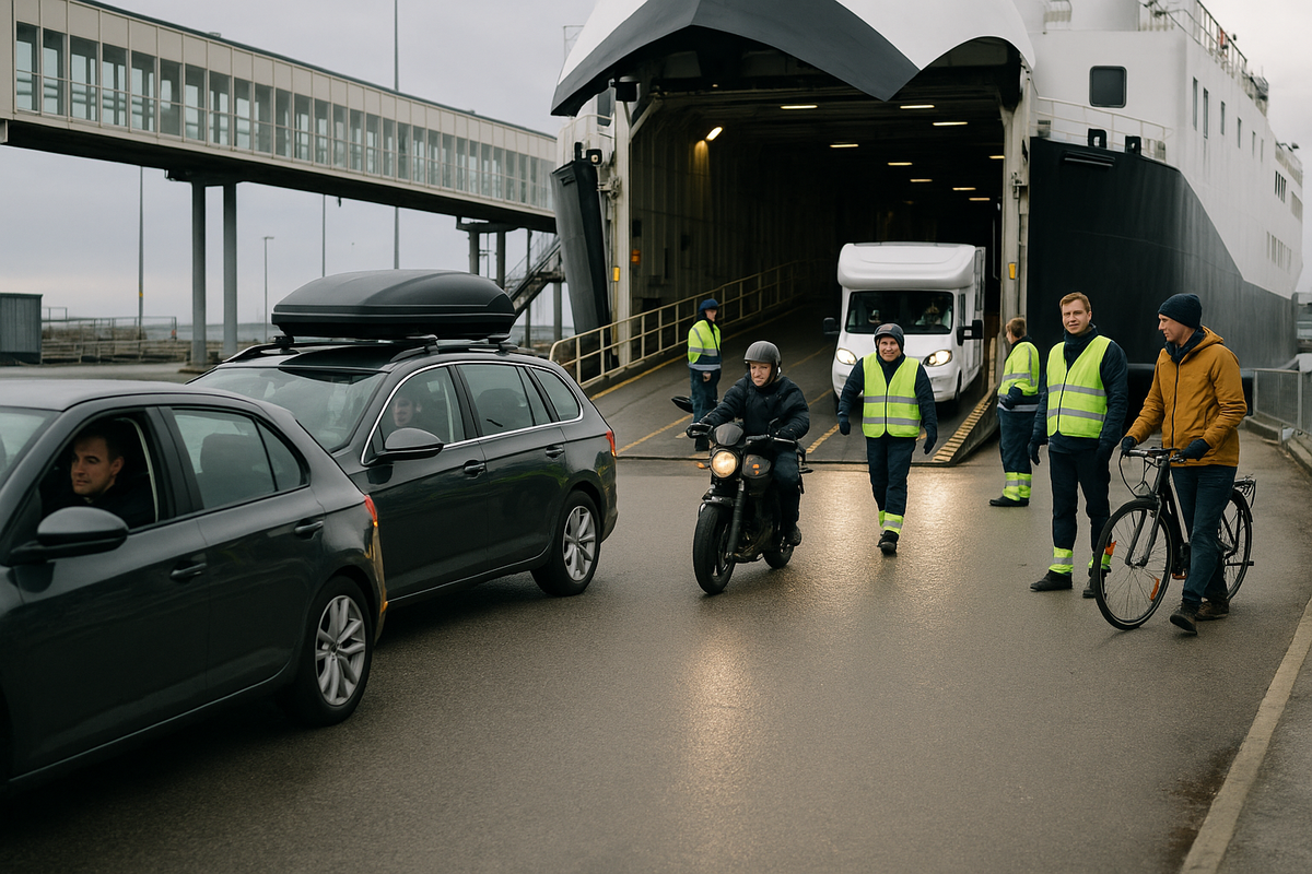 RoRo Boarding Mix — Cars, Camper & Cyclists