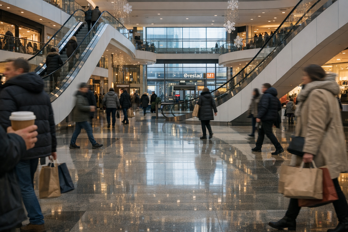 fields-oresrad-interior-atrium-winter-sale-udsalg-escalators