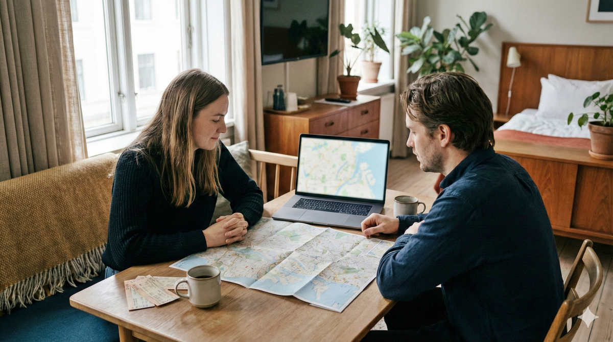 Planning a route in winter