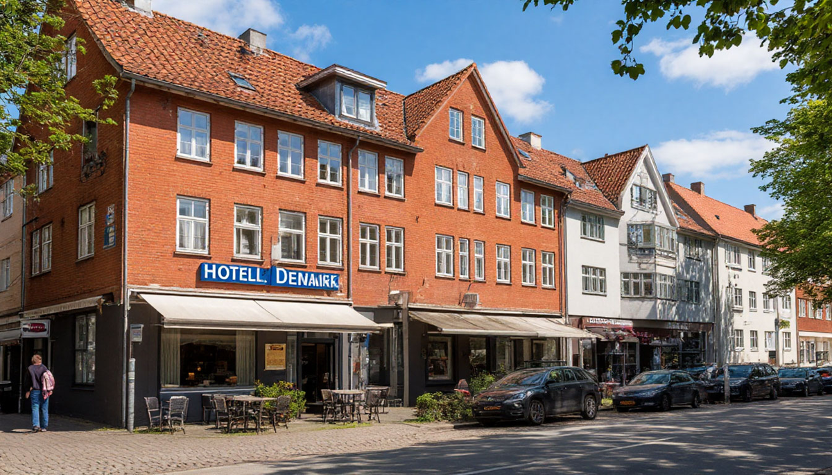 Hotel or hostel in Denmark in june