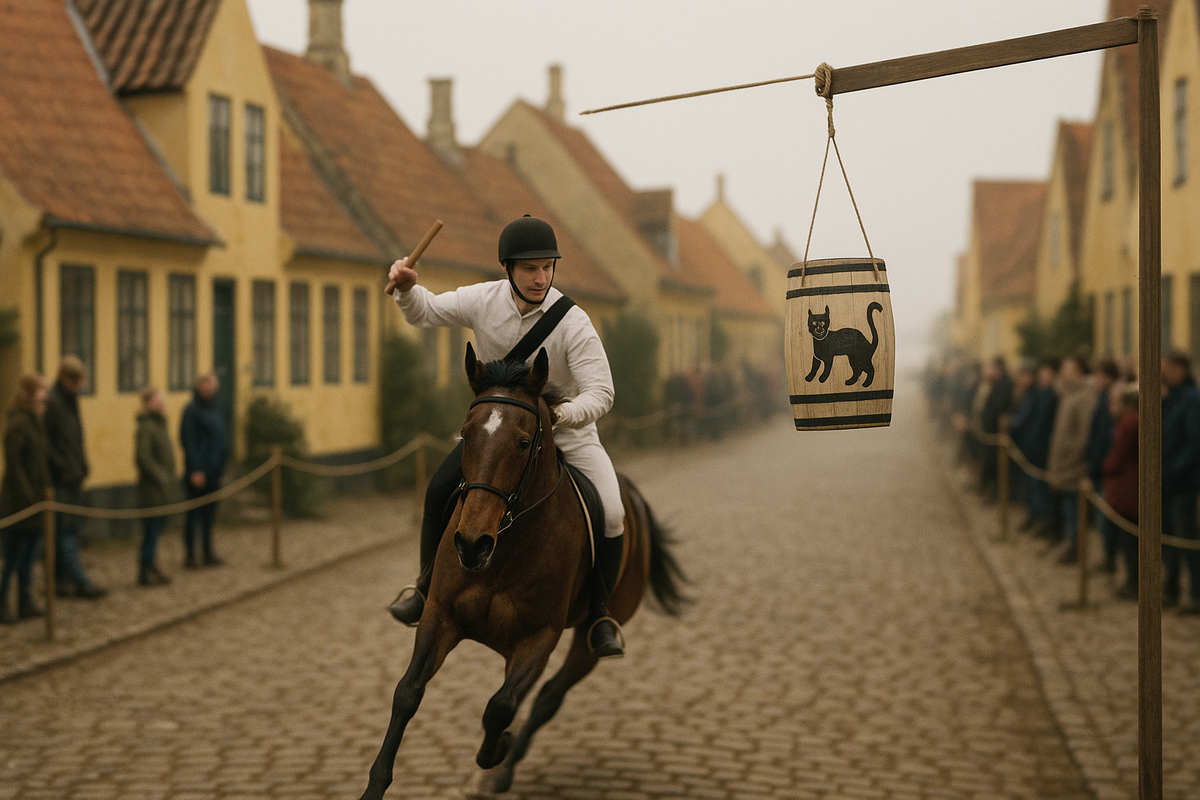 Mounted Barrel Smash — Dragør Store Magleby