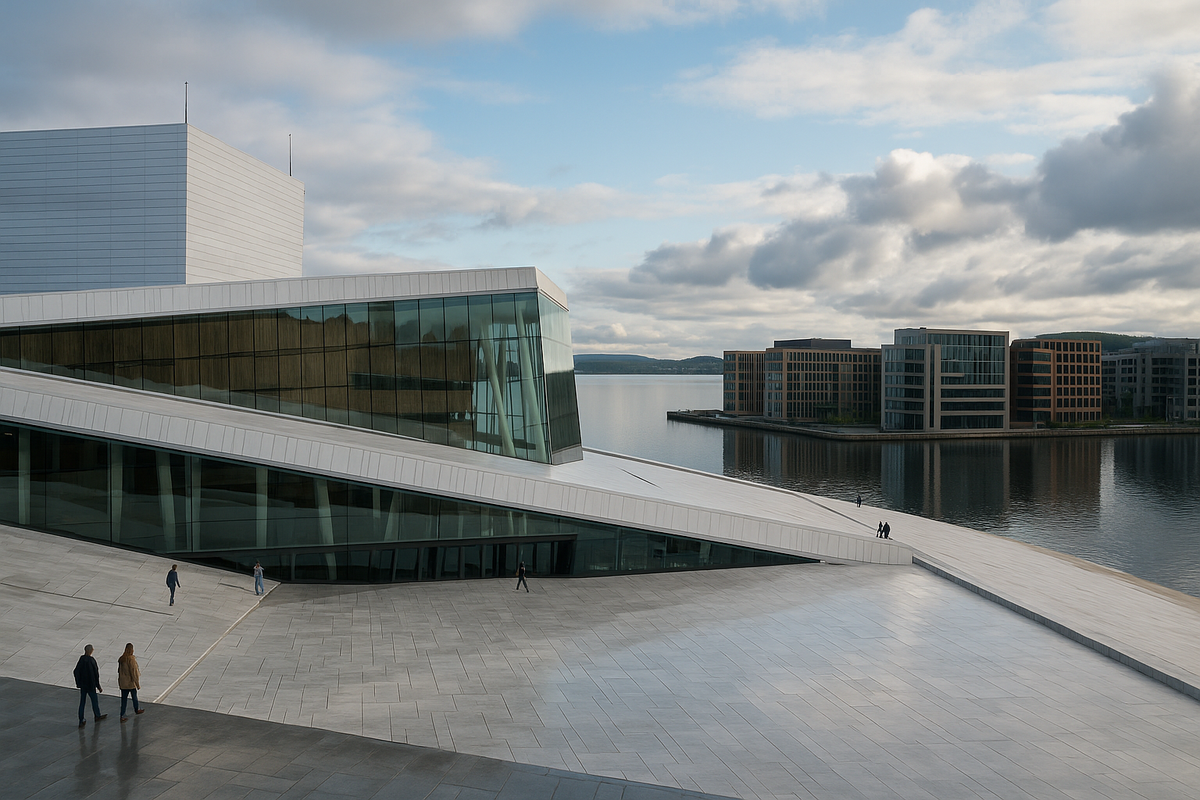 Oslo — Opera House & Fjord
