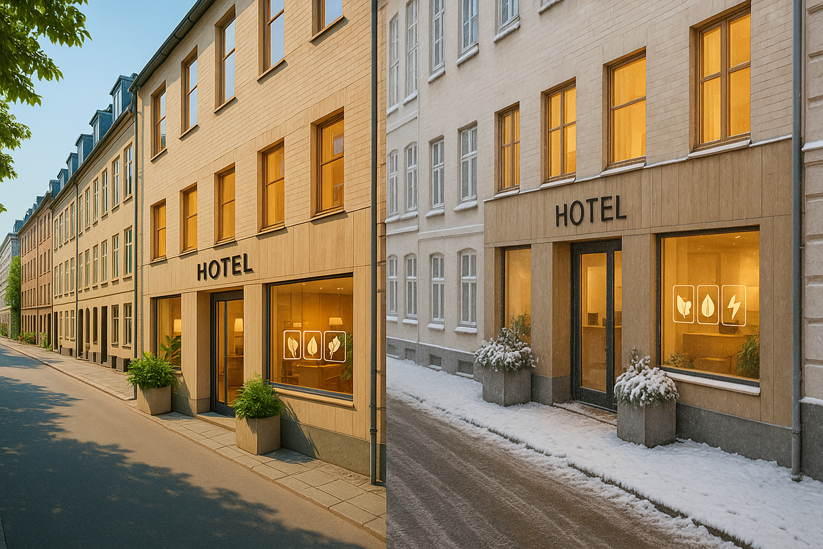 When to catch soft prices at a green hotel