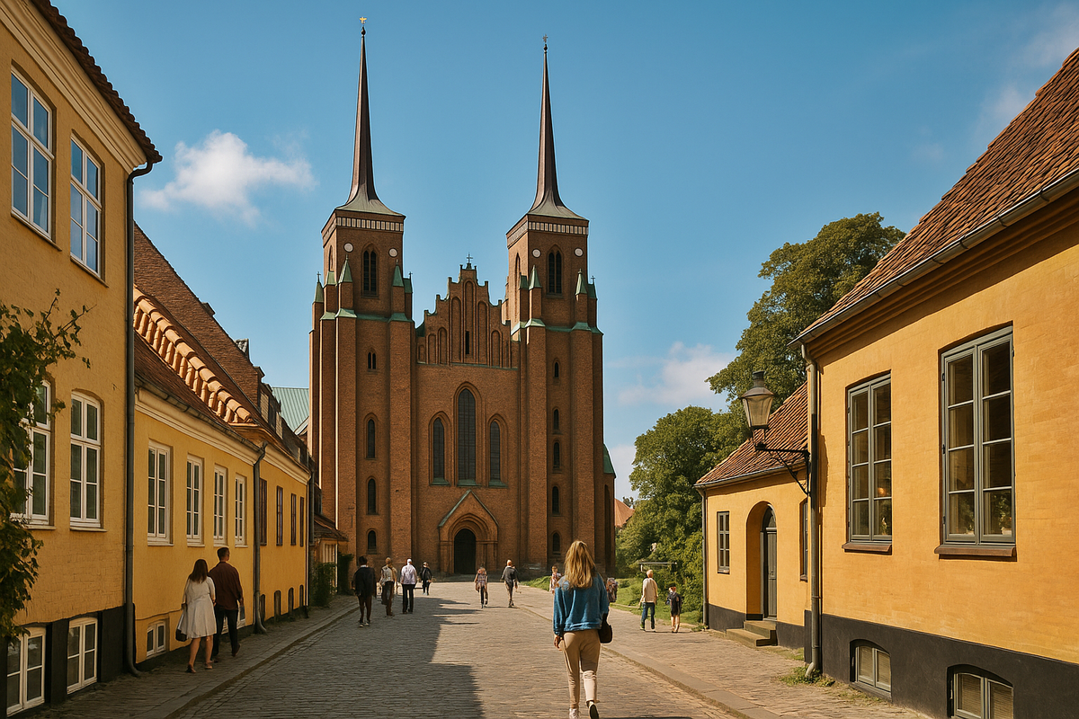 Cathedral in the Danish city of Roskilde