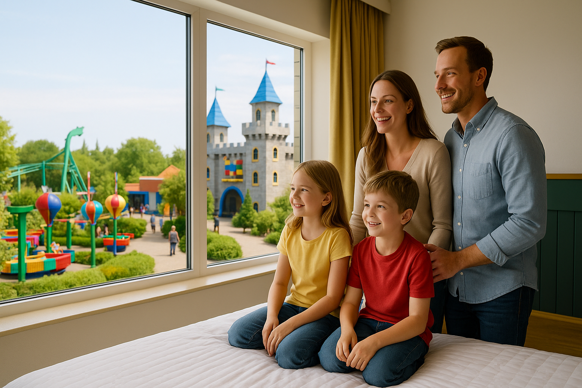 View from the Legoland theme hotel