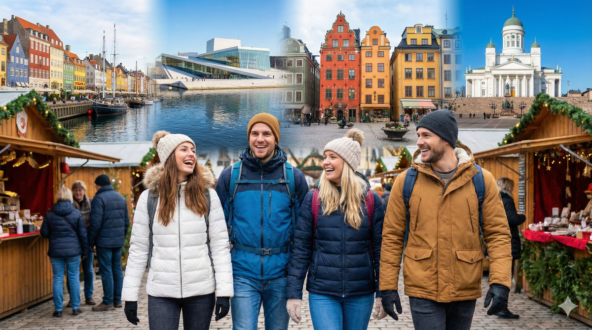 Winter trip to the capitals of Scandinavia