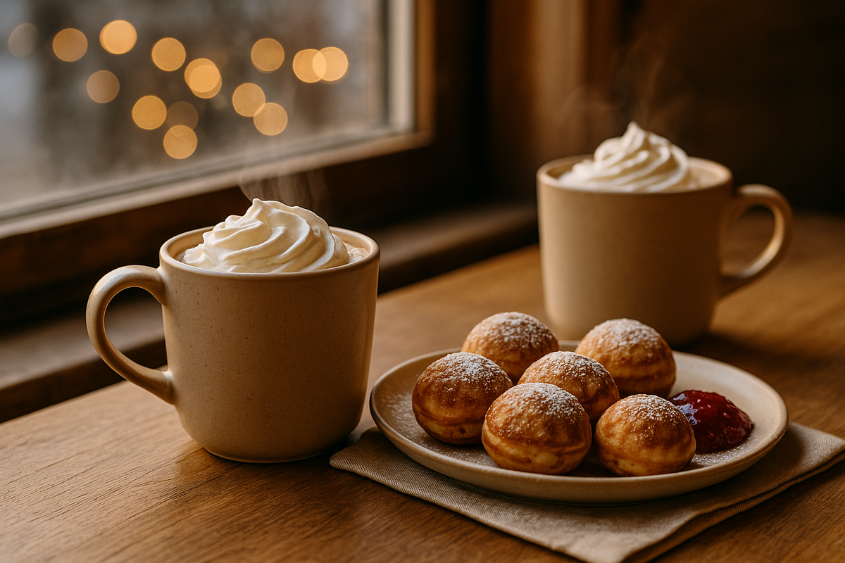 Copenhagen Winter WarmUp Cocoa Aebleskiver
