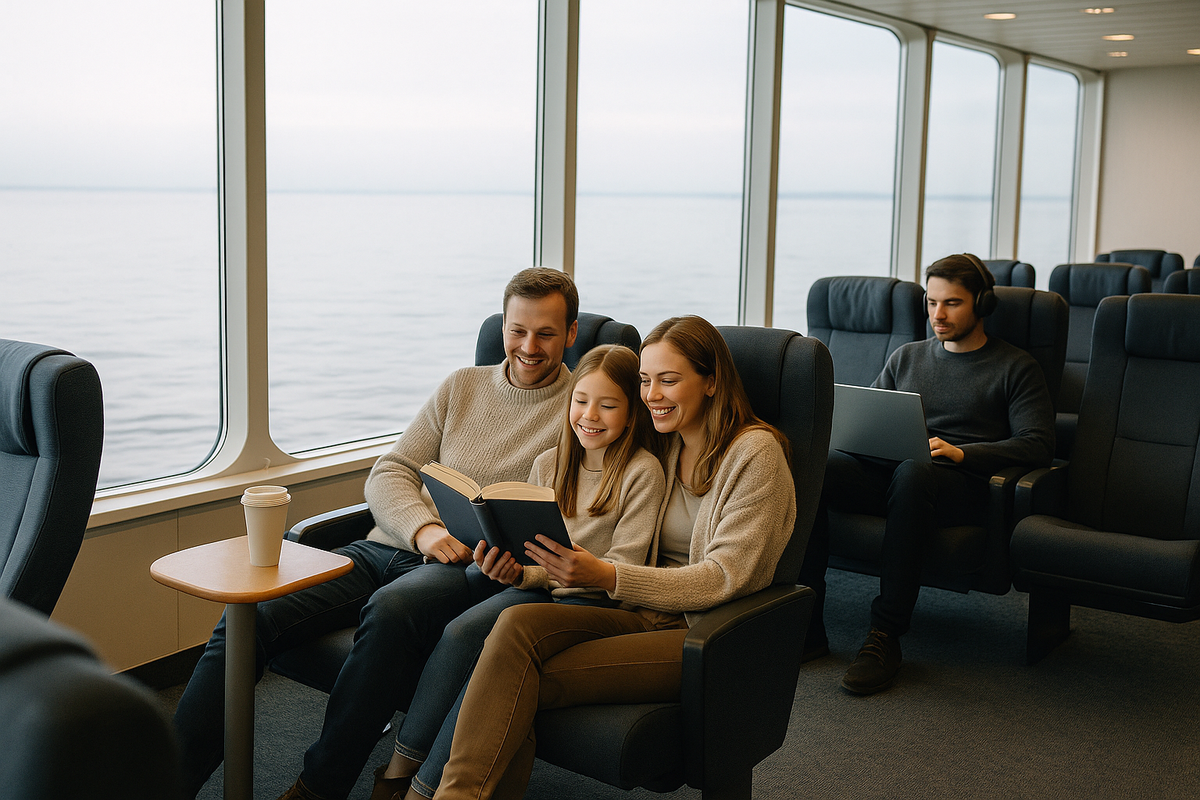 Day Lounge for Foot Passengers — Panoramic Windows