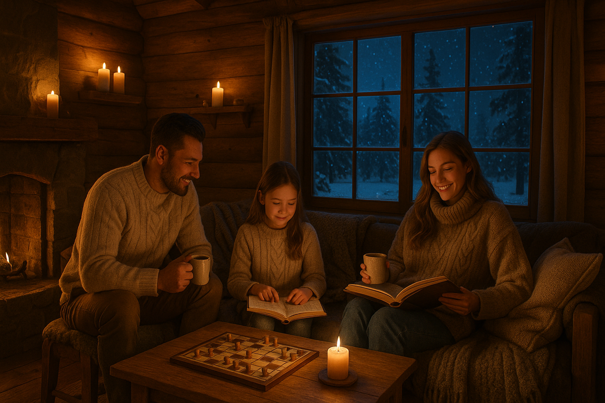 Forest Cabin Hygge Night