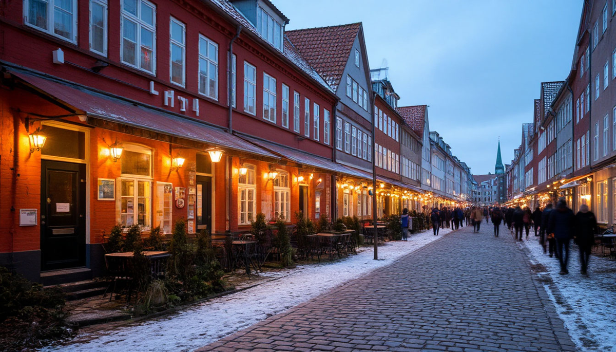 Hotel or hostel in Denmark in december