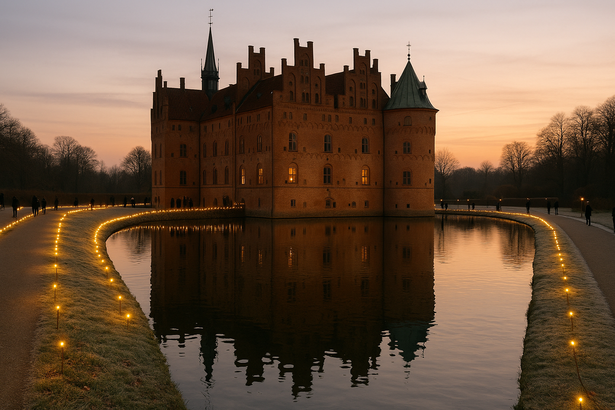 egeskov-castle-moat-winter-lights