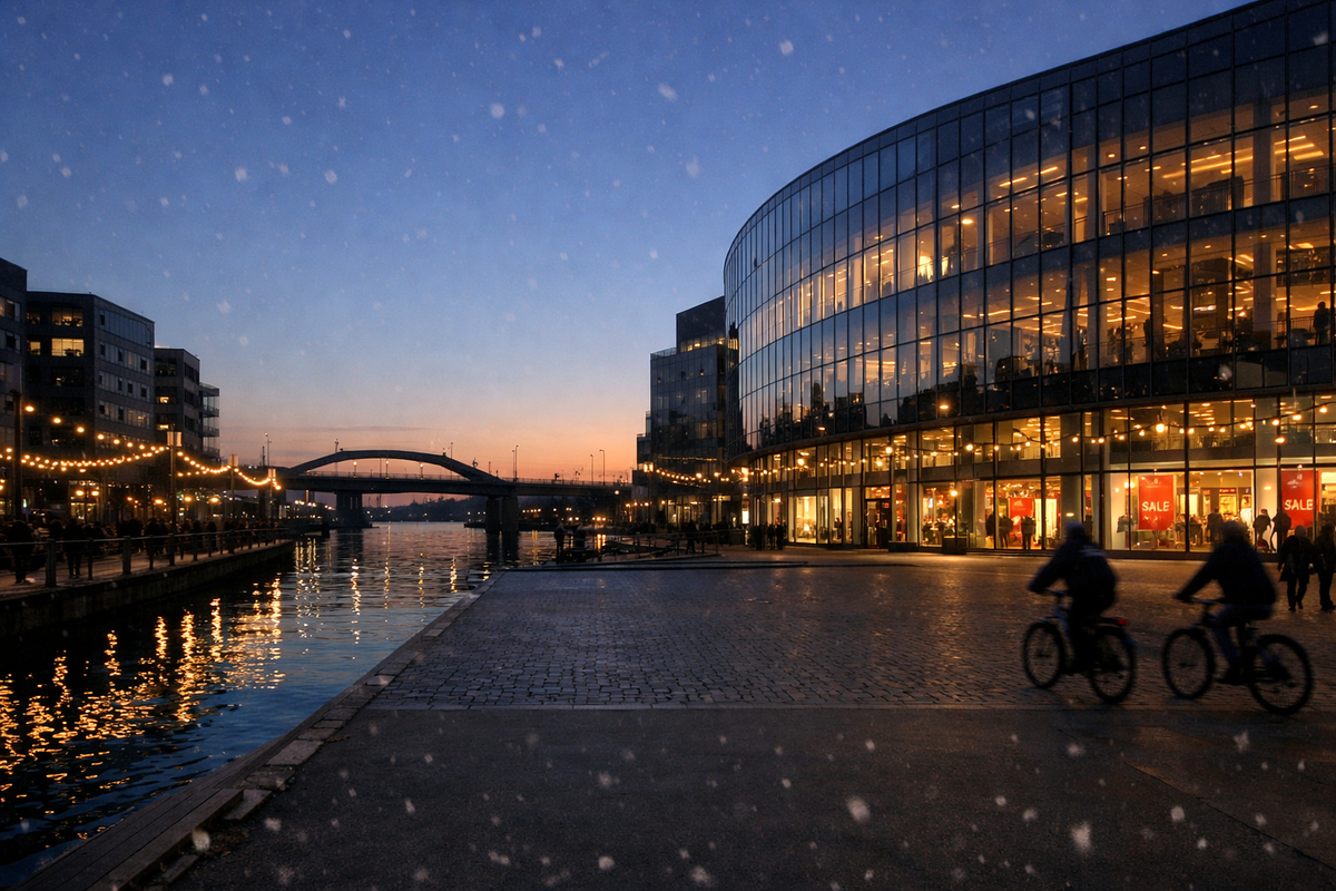 westfield-fisketorvet-havneholmen-exterior-twilight-sale-lights-reflections
