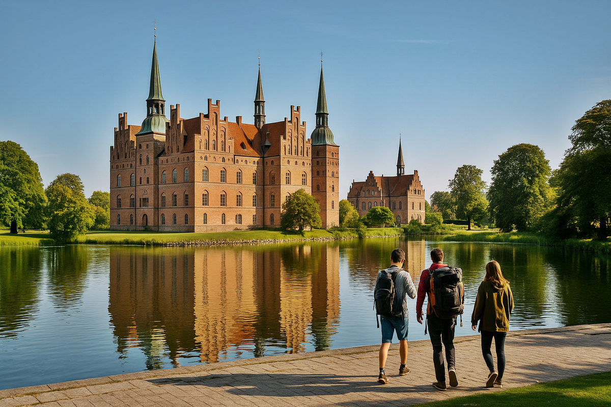 Danish castle by the water