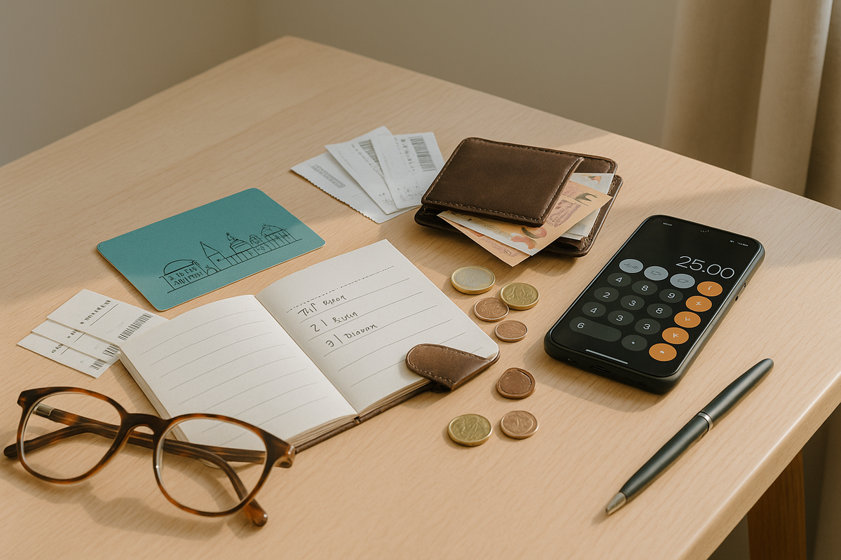 Planning a trip budget with a city pass and expenses