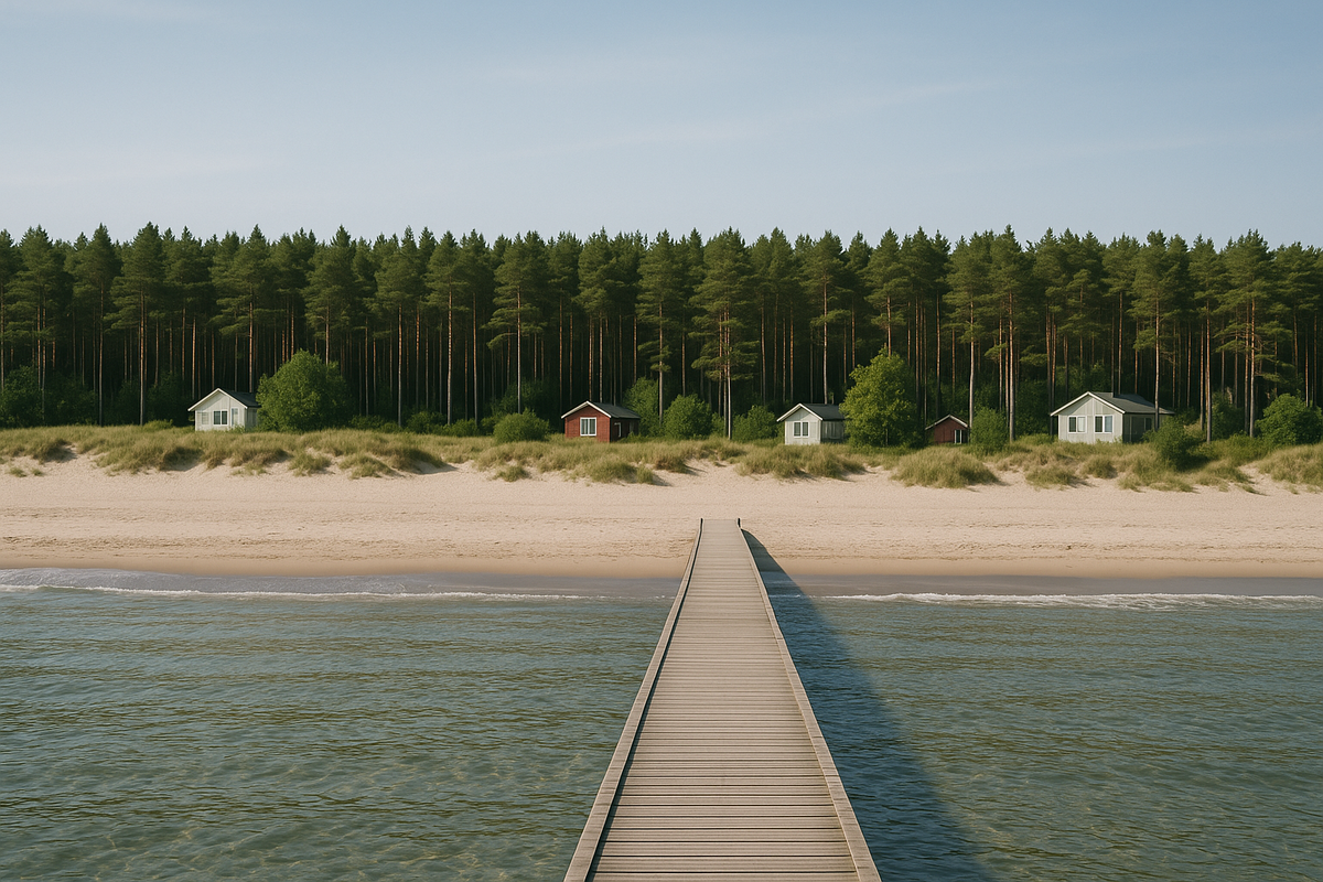 North Zealand Pine Beach