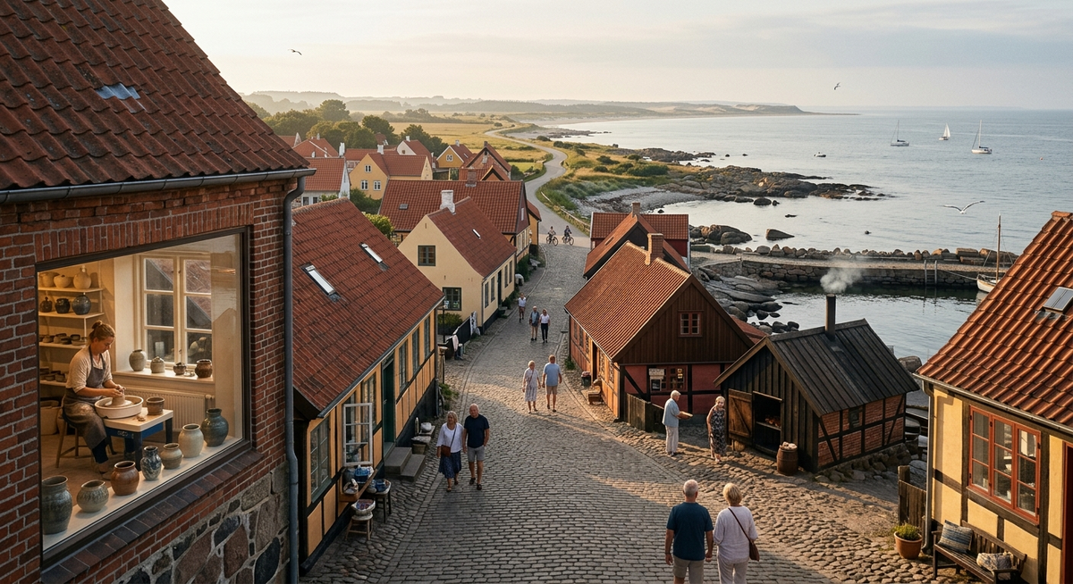 Svaneke - a charming eastern coastal town on Bornholm island