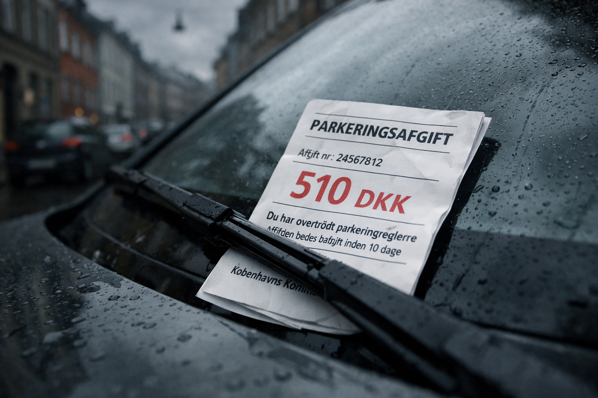 ticket under a windshield