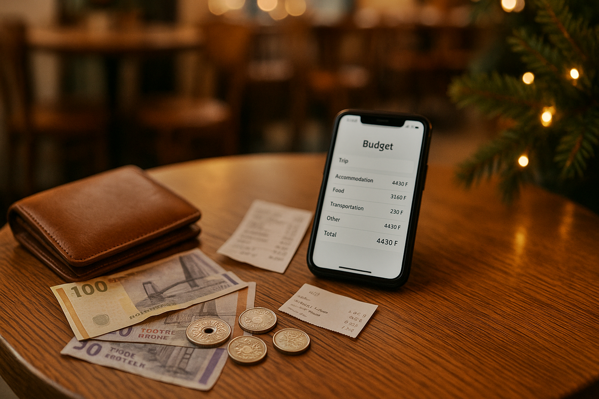 Money and a phone on the table