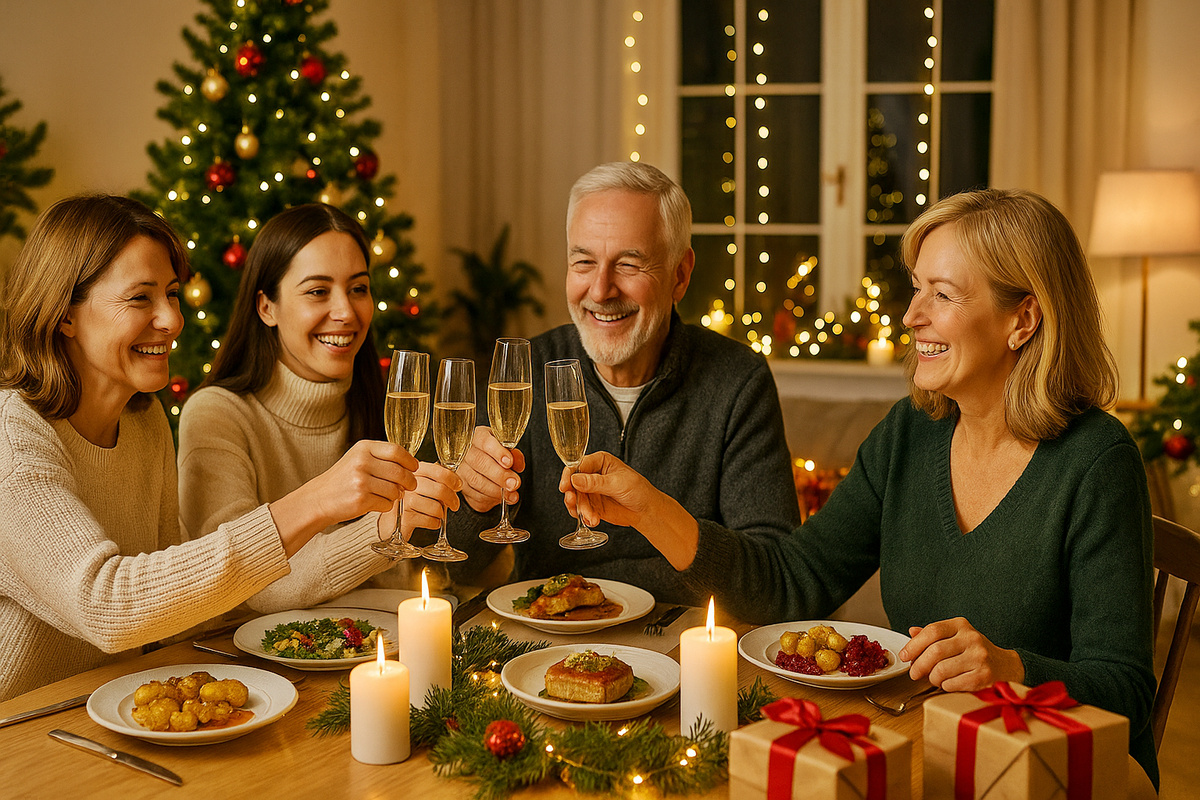 The company at the New Year_s table