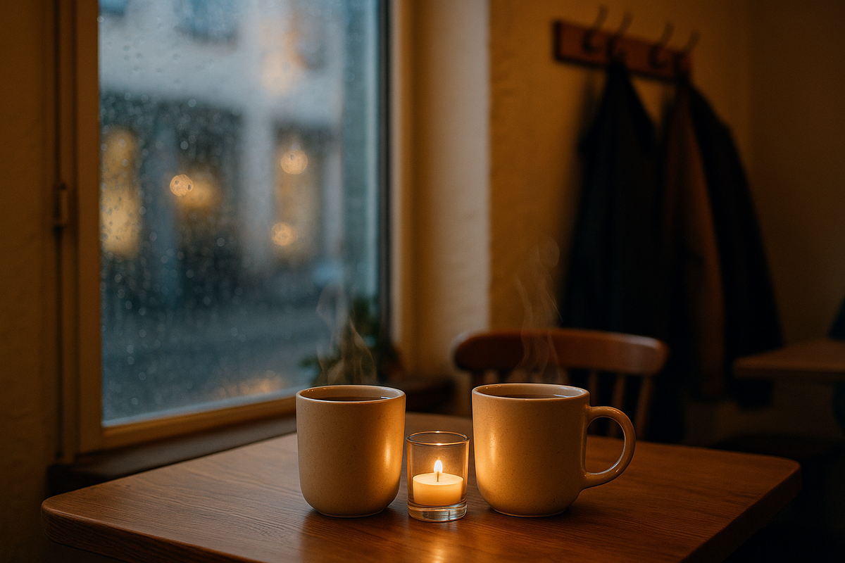Cozy Café Glow