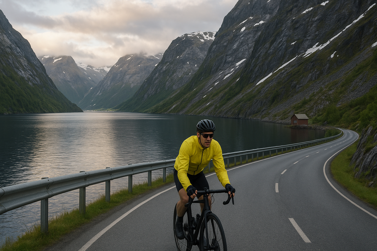 Fjordside Climb — Quiet Norwegian Road