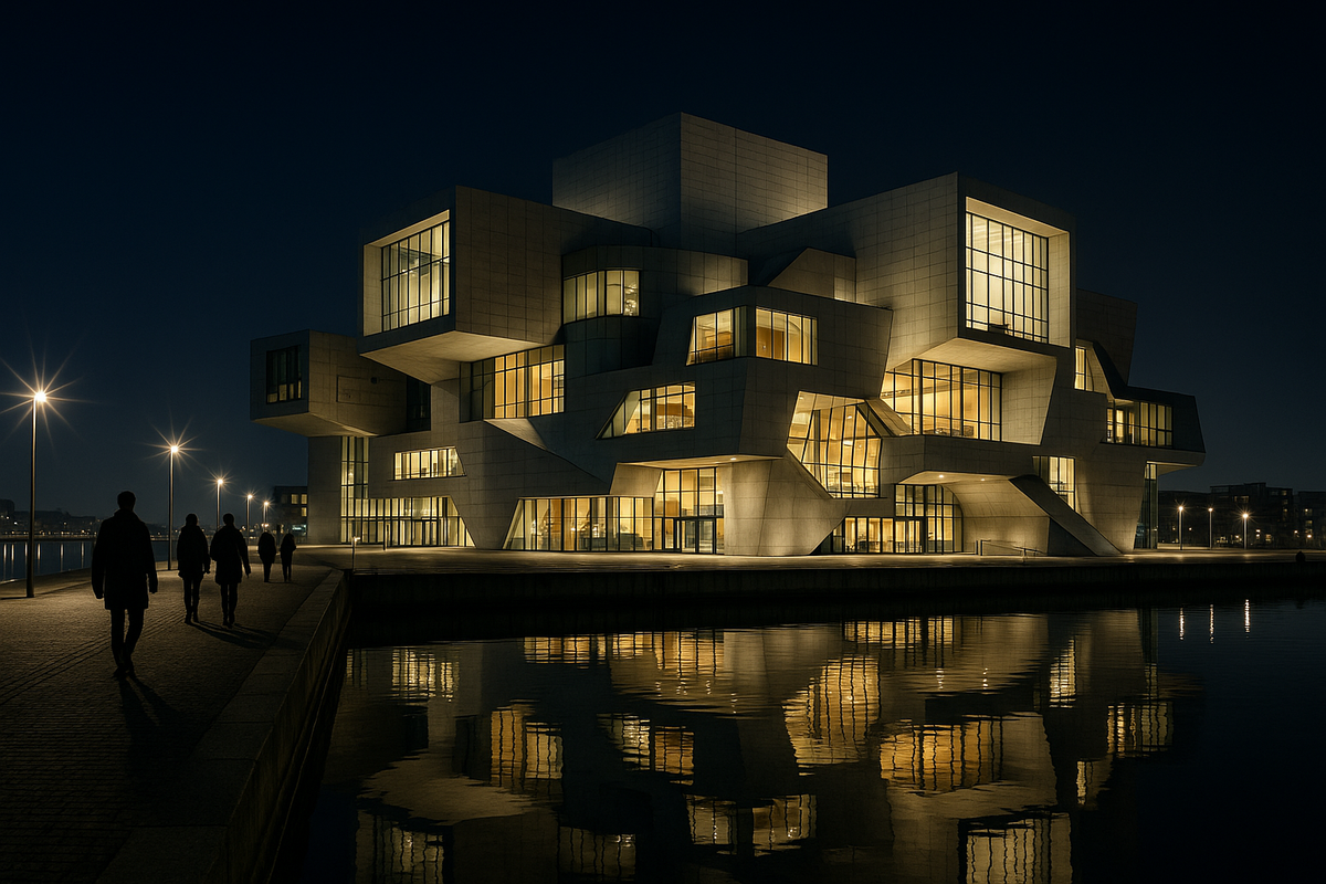 Limfjord Nocturne Reflection