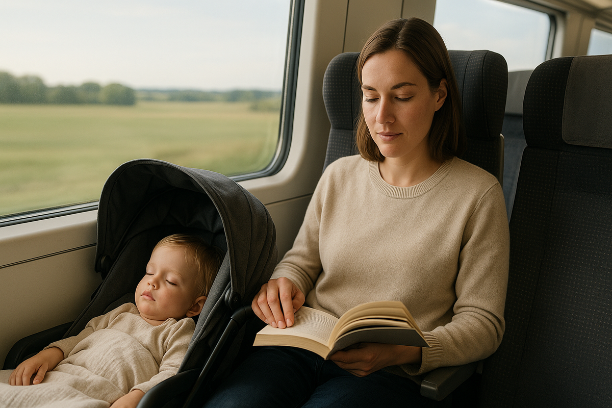 Nap Time on the Train