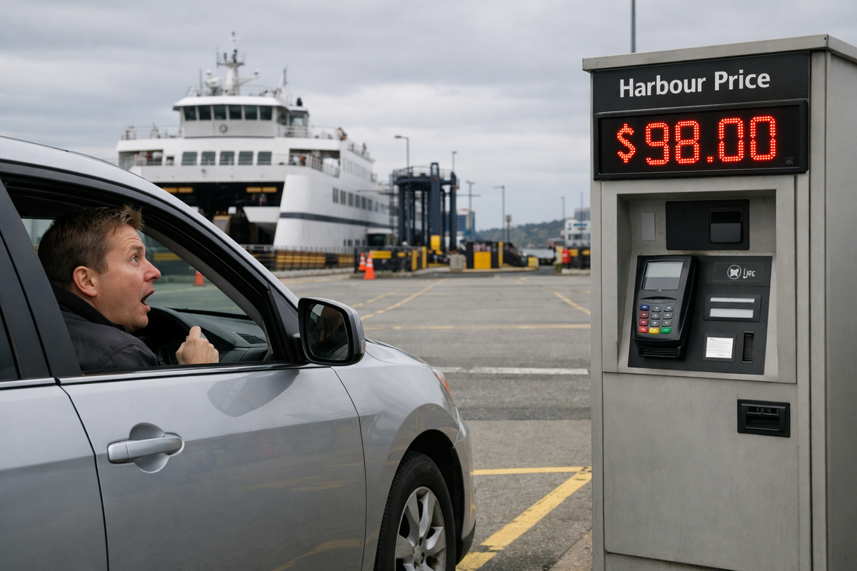 Shocked at Ferry Price