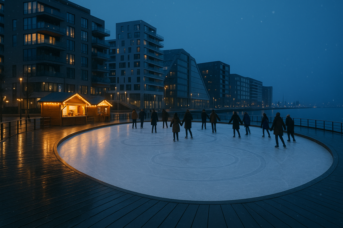 aarhus-riverside-ice-rink-blue-hour
