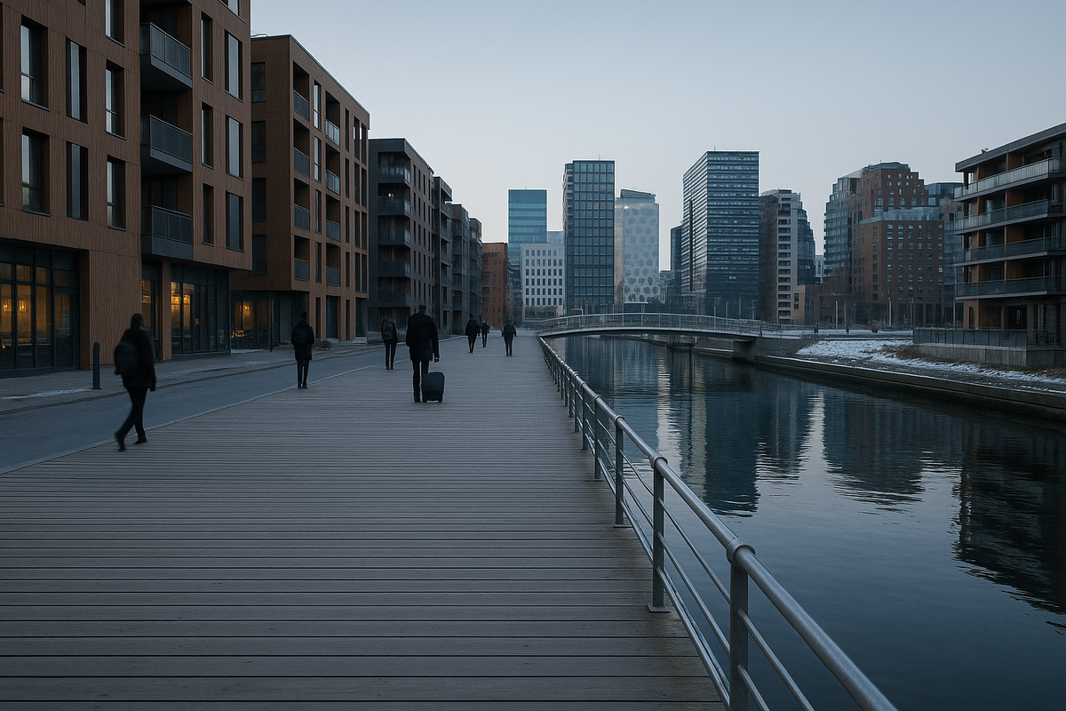 Oslo — Bjørvika Canal & Sørenga Boardwalk