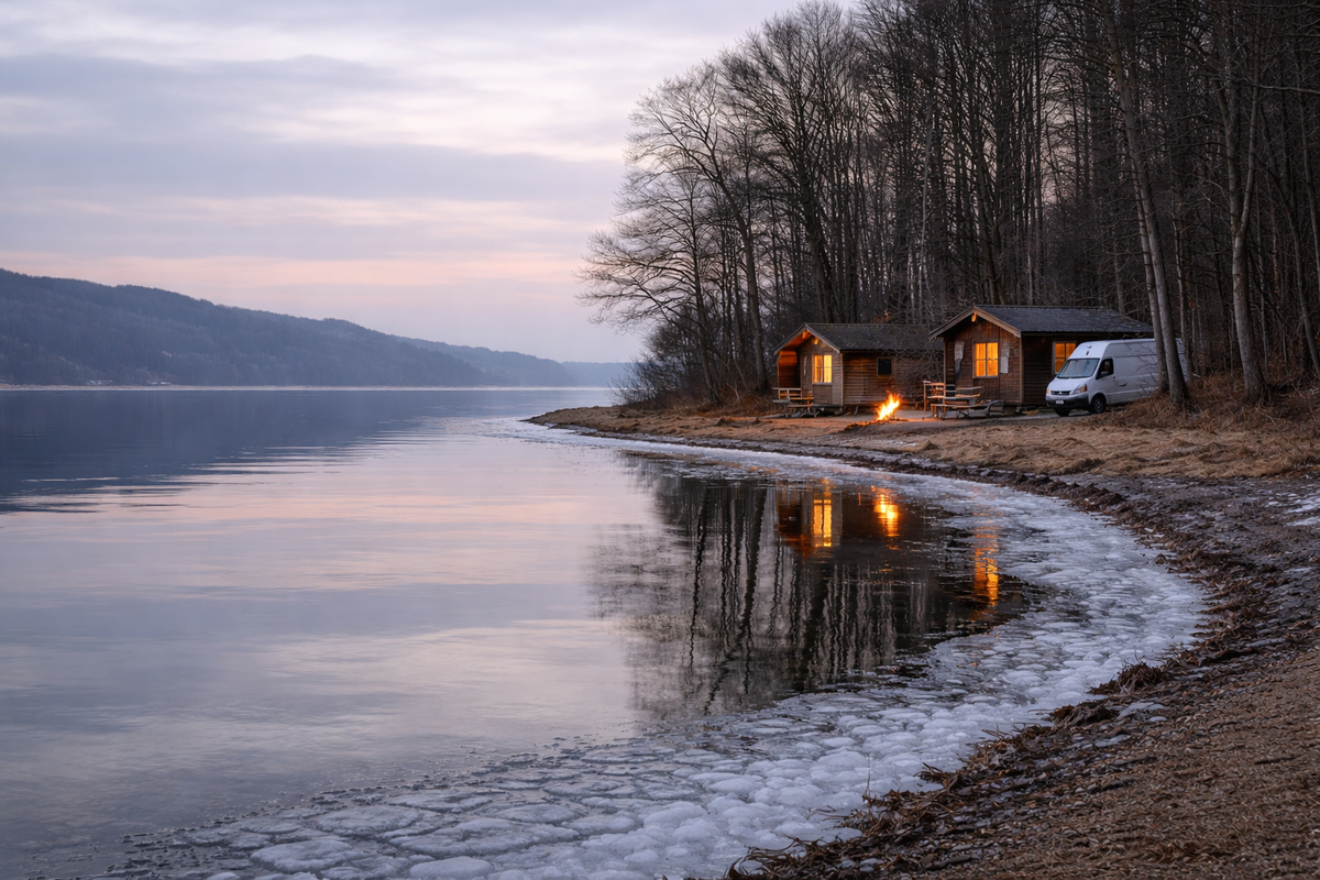 hobro-mariager-fjord-winter-campsite